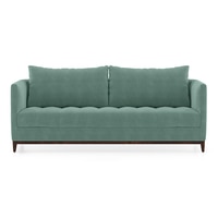 Florence Luxe 3 Seater Fabric Sofa in Dusty Turquoise Velvet Colour