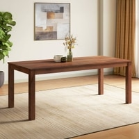 Arlo Teak Wood 8 Seater Dining Table in Sinnea teak finish
