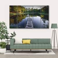 The Castle Decor Beautiful Nature Landscape Wall Art Set of 5 27x48 Inch