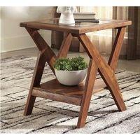 Etha Solid Wood Side Table