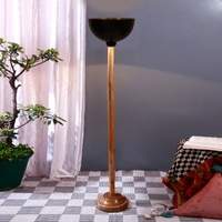 Devansh Wooden Foor Lamp