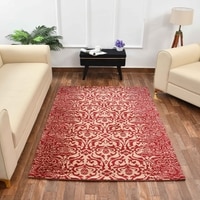 Multicolor Traditional Machine Made Polyester 3 X 5 Feet Carpet