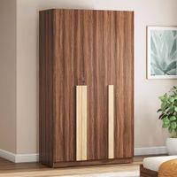 Rodrigues 3 Door Wardrobe in Rolex Brown Finish