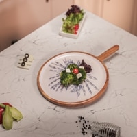 Ireka Home Shell Yeah Wooden Serving Board with Enamel