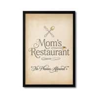 The Castle Decor Moms Restaurant Kitchen Quote Wall Art 12x18 Inch