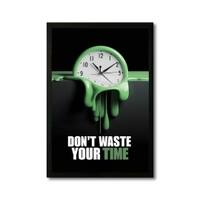 The Castle Decor Do Not Waste Your Time Wall Art 8x12 Inch