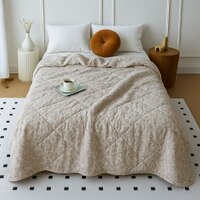Pista Floral 300 Cms Cotton Double Bed Size Comforter From Threads