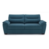 Adelaide Luxe 3 Seater Fabric Sofa in Colonial Blue Colour