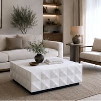 Ajman Coffee Table in Ivory Colour