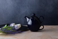 Blue Midnight Pour Ceramic Tea Set