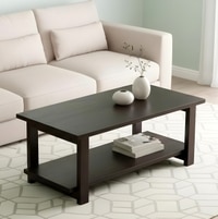 Aroda Sheesham Wood Coffee Table In Mahogany Finish