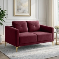 Arab Velvet 2 Seater Sofa Maroon Color
