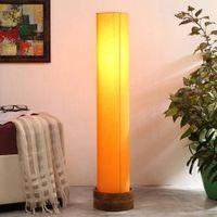 Cedric Yellow Cotton Shade Floor Lamp