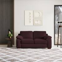 Esquel Premium 2 Seater Fabric Sofa in Deep Plum Velvet Colour