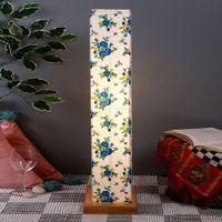 Moon Multicolour Cotton Shade Floor Lamp