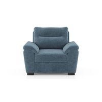 Adelaide Essential 1 Seater Fabric Sofa In Ocean Weave