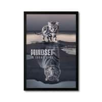 The Castle Decor Mindset Is Everything Motivational Wall Art 8x12 Inch