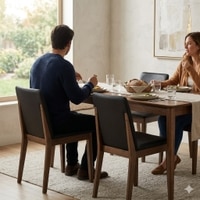 Scandinavian Haven Dining Chair Cocoa Finish