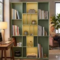 Scandinavian Tristan High Rack Green Matte Finish