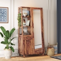 Jean Solid Wood Dressing Table in Teak Finish