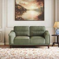 Colby 2 seater Fabric Sofa in Forest Green