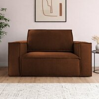 Skult  Pull Out Sofa cum Bed  in Brown Colour