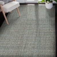 Brittany Blue Spruce Solid Hand-Tufted Wool 7.5X5 Feet Carpet