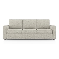 Apollo High Back 3 Seater Fabric Sofa in Monochrome Paisley Colour