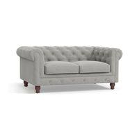 Winchester Essential 2 Seater Fabric Sofa in Vapour Grey Colour