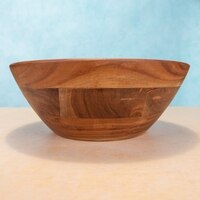 Ireka Home Chakra Acacia Wood Serving Bowl – Large