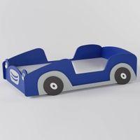 Street Car Engineered Wood Bed in Blue Colour