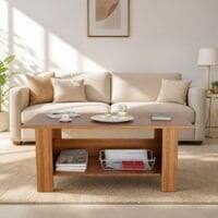 Spydercraft Gabriel Modern Coffee Table in Noce Lyon Finish
