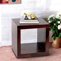 Berlin End Table - Walnut Finish