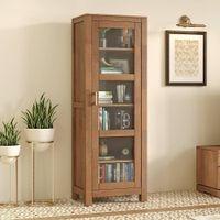 Murano Bookshelf cum Display Unit Finish Amber Walnut