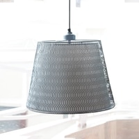 Rhombus Hanging Lamp Grey