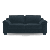 Esquel Sofa Set (Colour : Indigo Blue , Seater : 3+1+1)