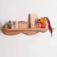WOODENMOOD Rectangular Wall Rack
