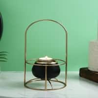 Regal Radiance Candle Holder in Gold Colour