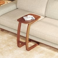 Forma Solid Wood C Table In Red Cedar Finish