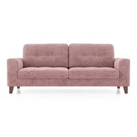 Verona Essential 3 Seater Fabric Sofa In Desert Rose Colour