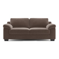 Esquel Essential 3 Seater Fabric Sofa in Daschund Brown Colour