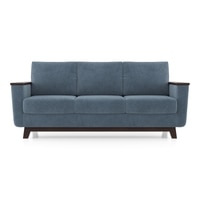 Corby Essential 3 Seater Fabric Sofa In Ocean Weave