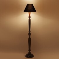 Devansh Wooden Floor Lamp