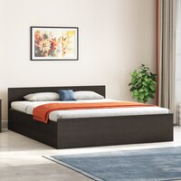 Sadie King Size Box Storage Bed In Dark Wenge Finish