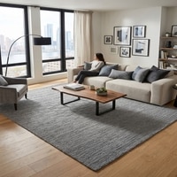 Luna Grid Carpet Size 7.7x5.3 ft.