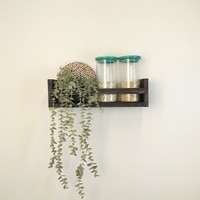 Fredrik Wooden Wall Shelf Organiser