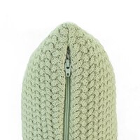 Anna Pistachio Green Decorative Cushion Cover 12X20 Inches