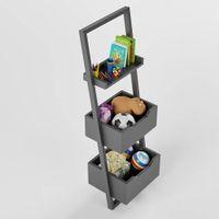 Triple Scoop Storage Unit - Slate Grey
