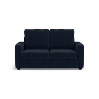 Apollo Sofa Set (Colour : Sea Port Blue Velvet, Cushion : Hard, Back Type : High Back, Seater : 2+1+1)