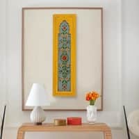 Desert Art MDF Decorative Wall Hanging Frame in Blue Colour